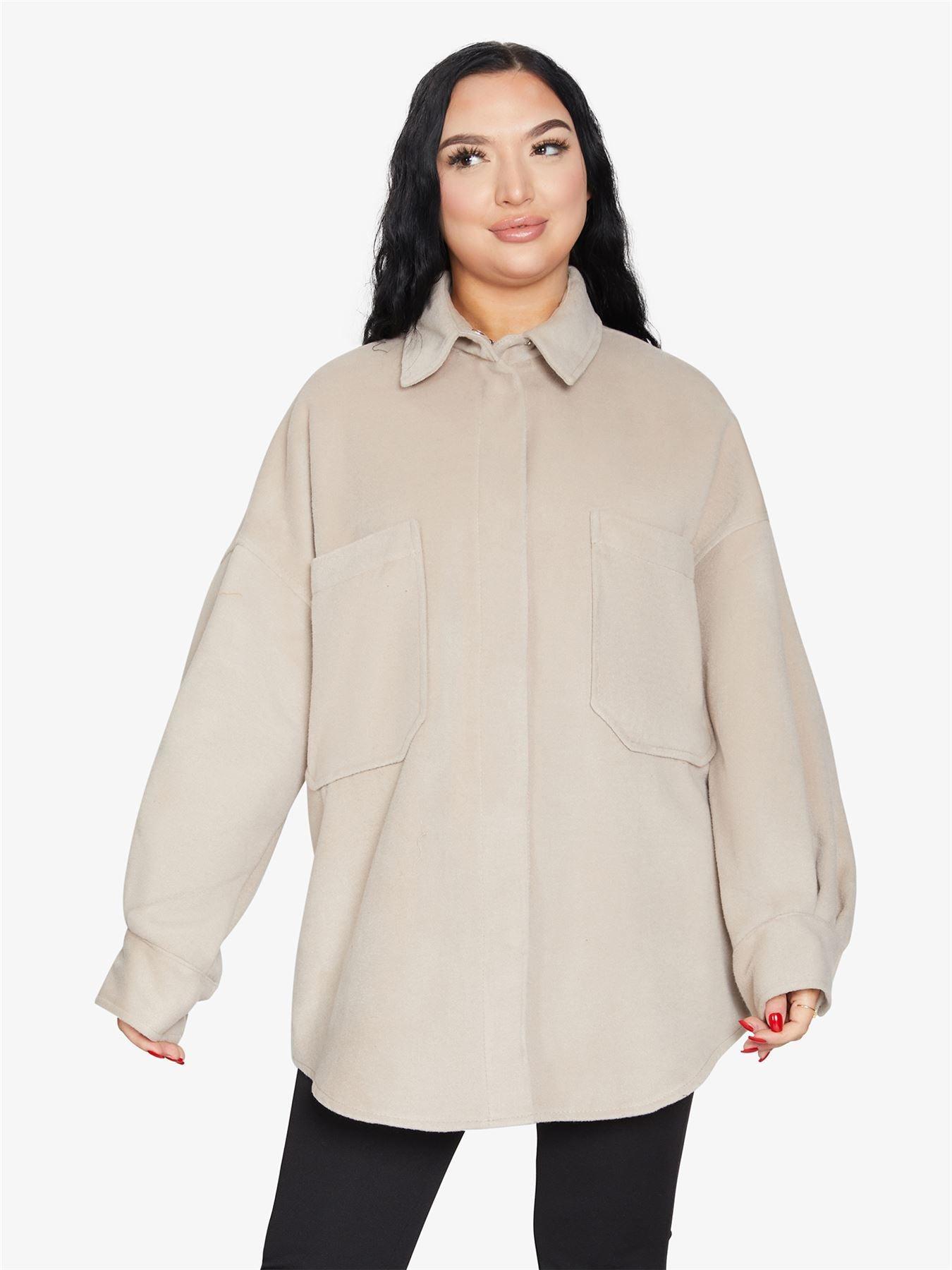 Oversized Patch Pocket Shacket - VirtuousWares:Global