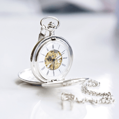 Own Handwriting Dual Opening Pocket Watch - VirtuousWares:Global