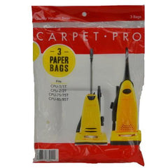 Paper Bag, 2 Ply Carpet Pro Upright 3 Pk - VirtuousWares:Global