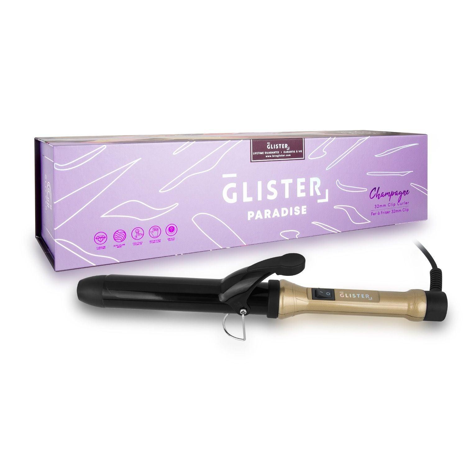 Paradise 32mm Max Volume Clip Curler - Champagne - VirtuousWares:Global