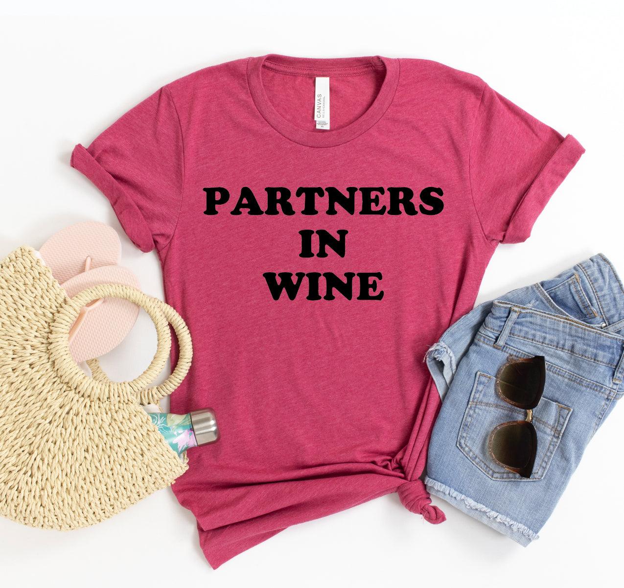 Partners In Wine T-shirt - VirtuousWares:Global