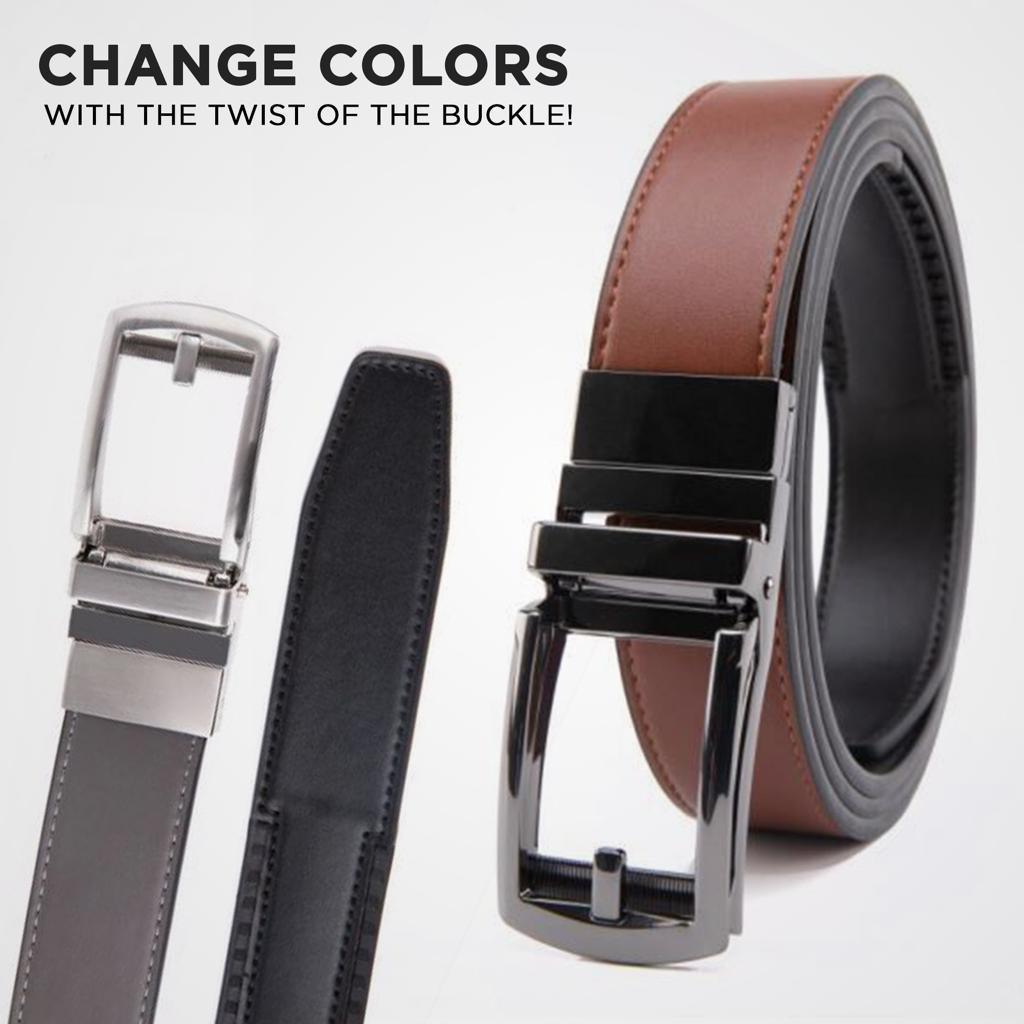 Patented Reversible Ratchet Belt 2 Colors (1 Belt) - VirtuousWares:Global