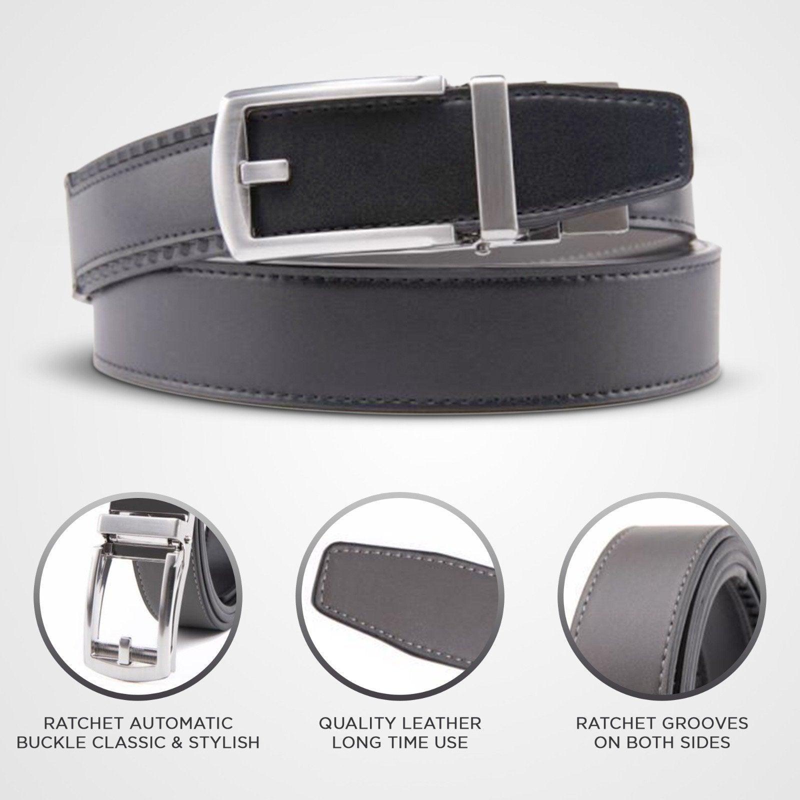 Patented Reversible Ratchet Belt 2 Colors (1 Belt) - VirtuousWares:Global