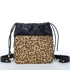 Patricia Black Leopard Leather Purse - VirtuousWares:Global