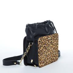 Patricia Black Leopard Leather Purse - VirtuousWares:Global