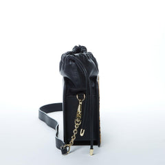 Patricia Black Leopard Leather Purse - VirtuousWares:Global