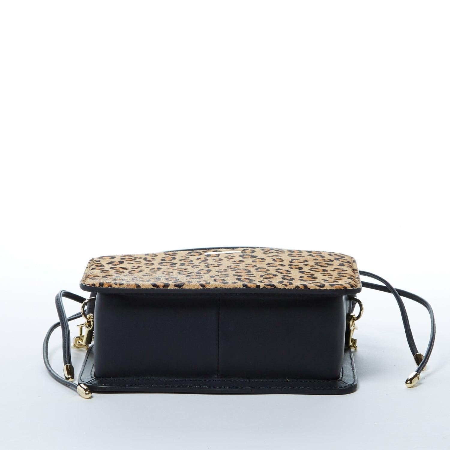 Patricia Black Leopard Leather Purse - VirtuousWares:Global