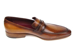 Paul Parkman Men's Loafer Brown Leather Shoes (ID#068-CML) - VirtuousWares:Global