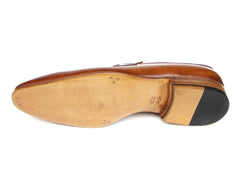 Paul Parkman Men's Loafer Brown Leather Shoes (ID#068-CML) - VirtuousWares:Global