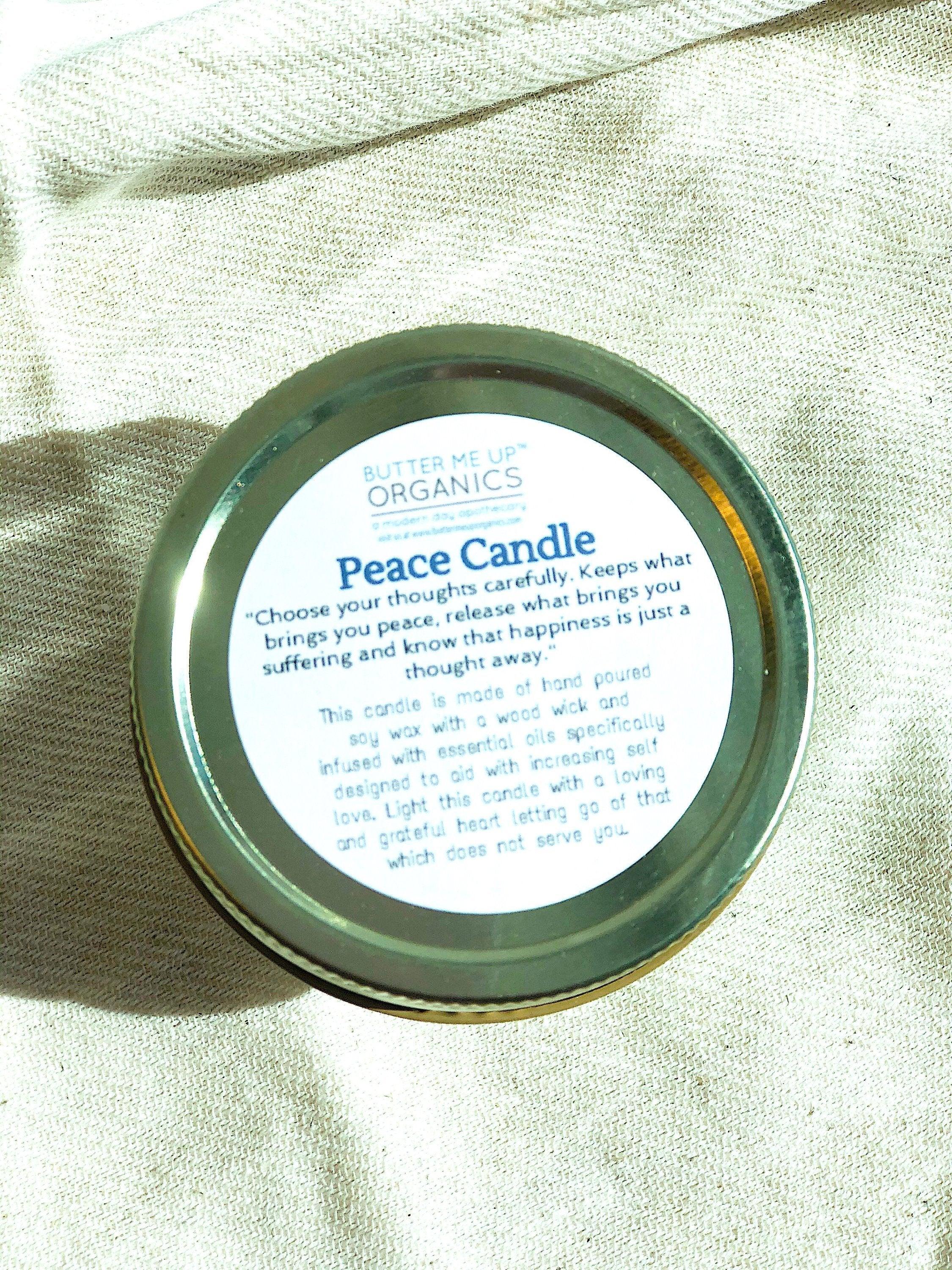 Peace Candle / Serenity Candle / Intention Candle / Ritual Candle / - VirtuousWares:Global