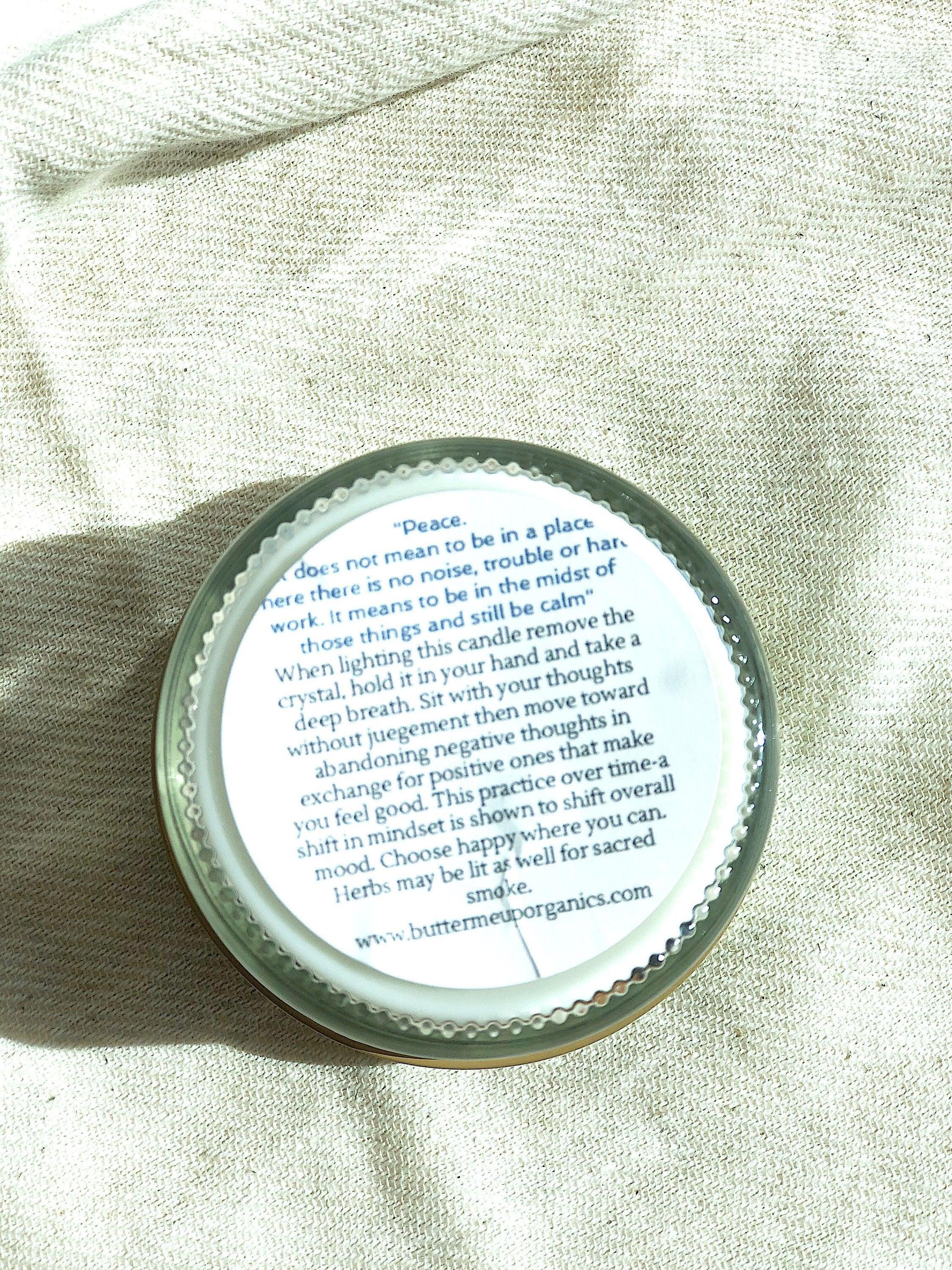 Peace Candle / Serenity Candle / Intention Candle / Ritual Candle / - VirtuousWares:Global
