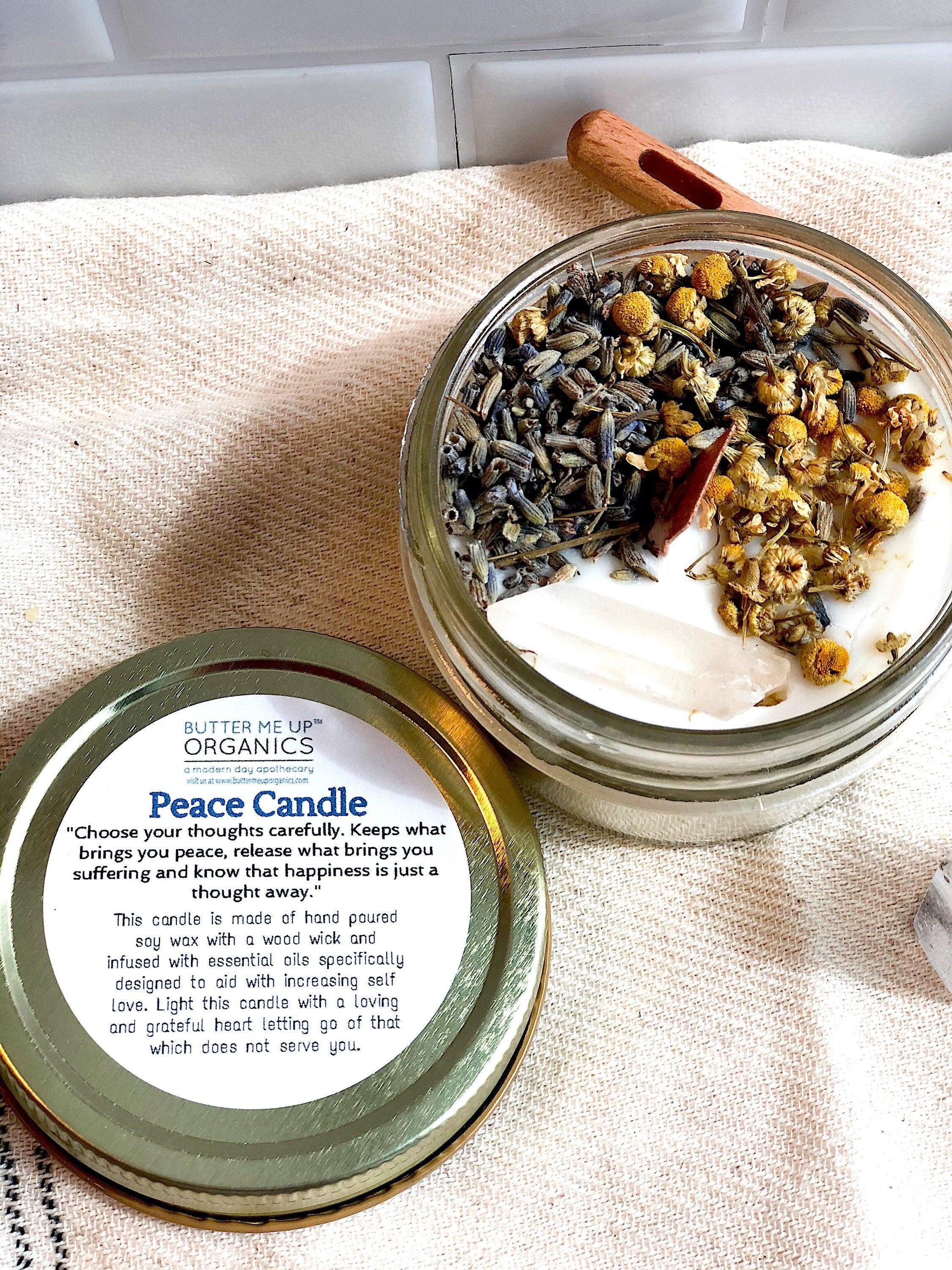 Peace Candle / Serenity Candle / Intention Candle / Ritual Candle / - VirtuousWares:Global
