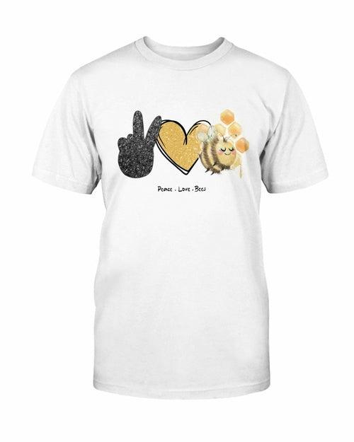 Peace Love Bees Shirt - VirtuousWares:Global