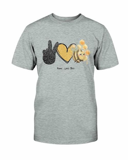 Peace Love Bees Shirt - VirtuousWares:Global