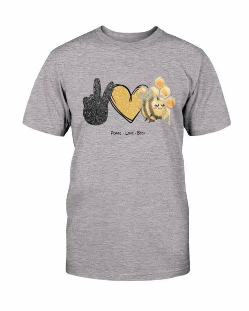 Peace Love Bees Shirt - VirtuousWares:Global