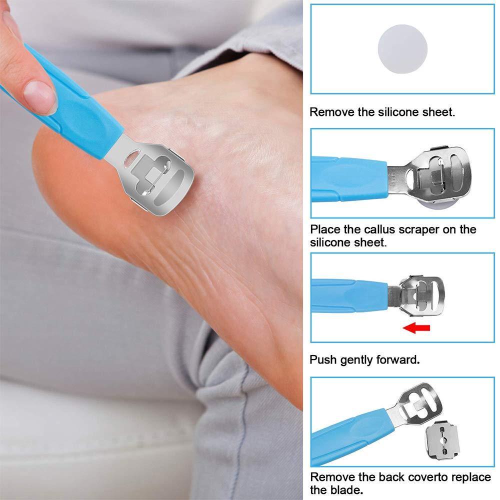 Pedicure Kit 20 in 1 Blue Stainless Steel Professional Pedicure Tools - VirtuousWares:Global