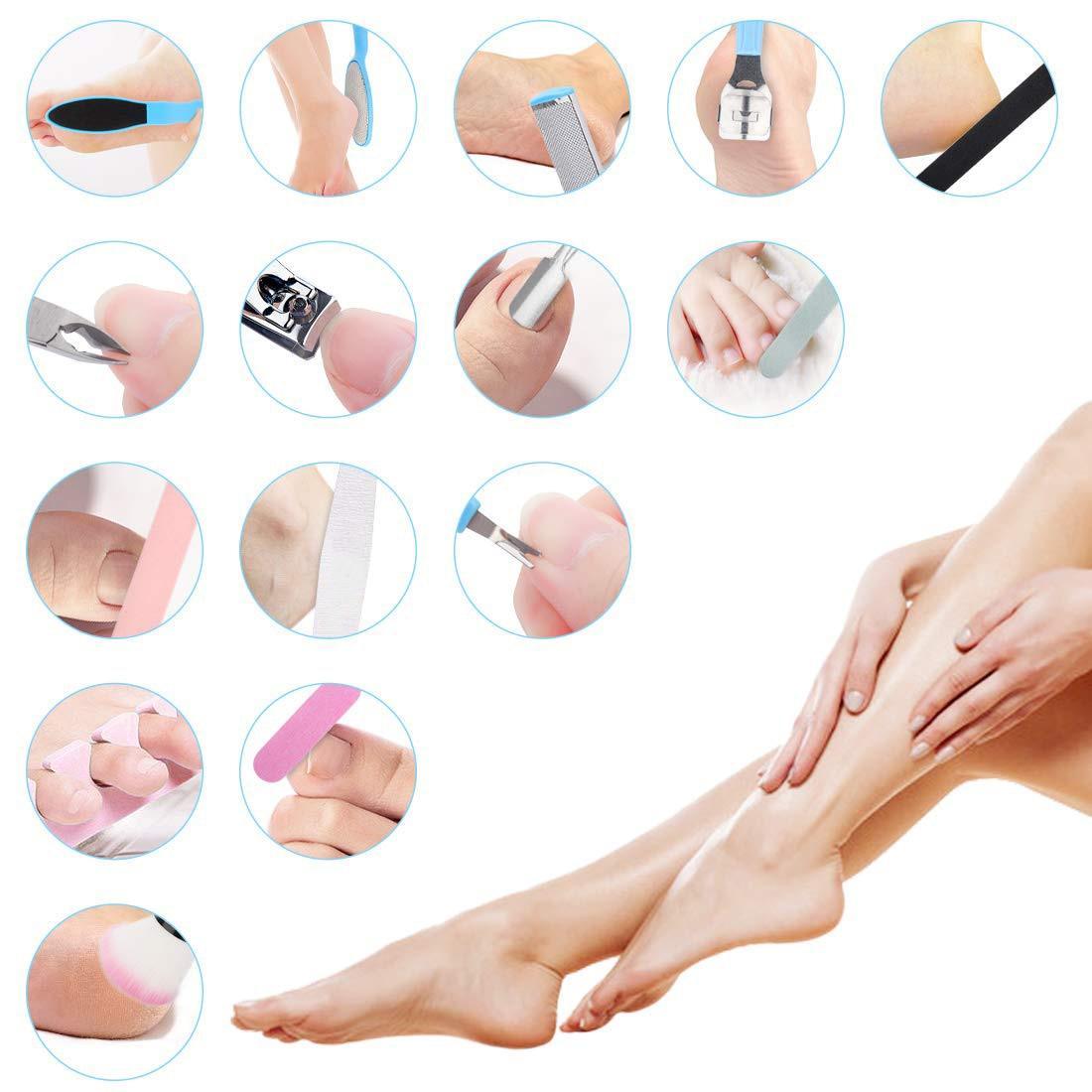 Pedicure Kit - 20 in 1 Professional Pedicure Tools Set - VirtuousWares:Global