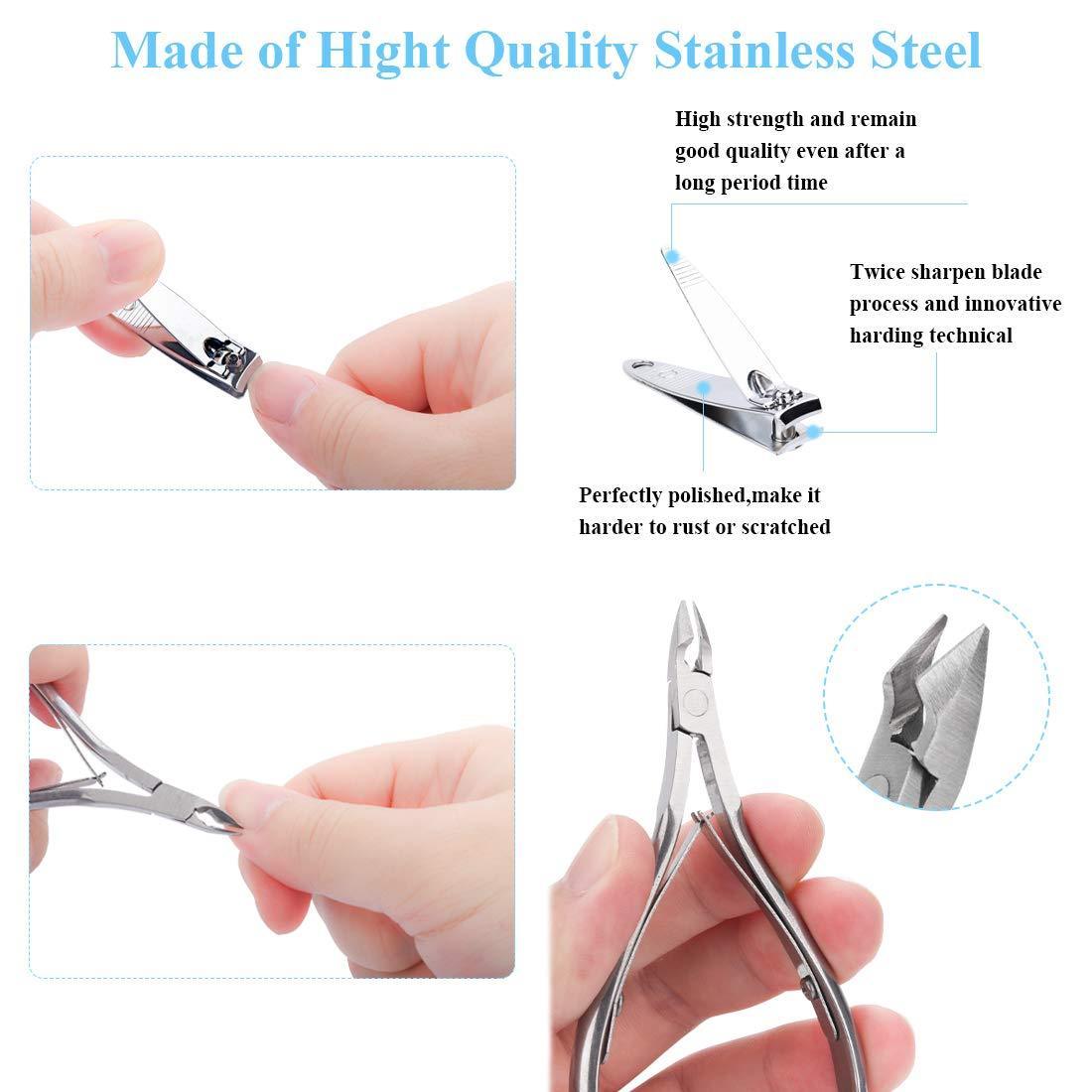 Pedicure Kit - 20 in 1 Professional Pedicure Tools Set - VirtuousWares:Global