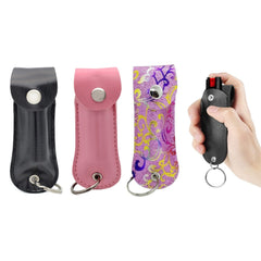 Pepper Spray Tool w/ Leather Pouch Keychain - VirtuousWares:Global