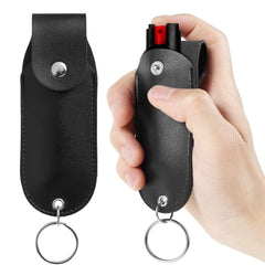 Pepper Spray Tool w/ Leather Pouch Keychain - VirtuousWares:Global