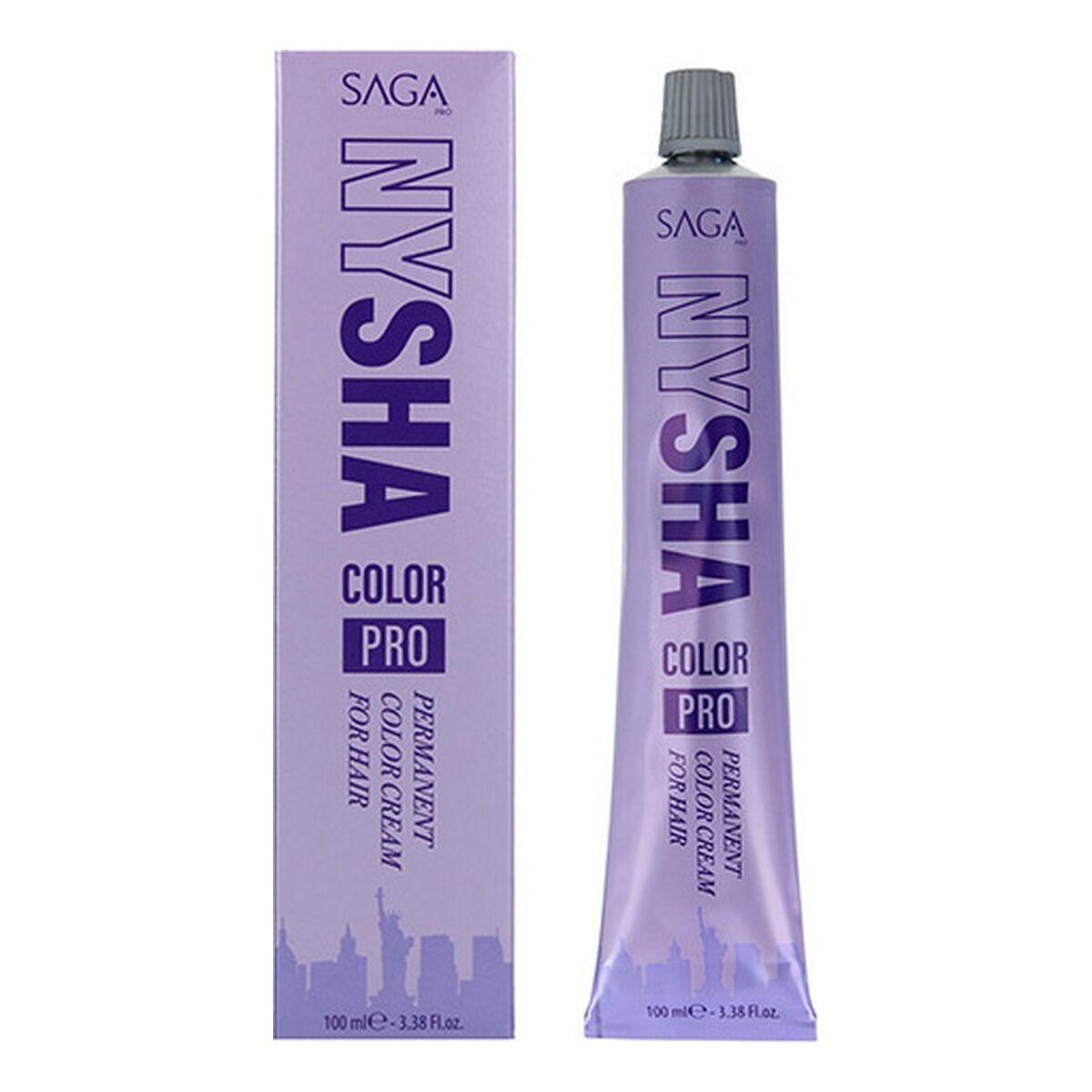 Permanent Dye Saga Nysha Color cream for hair Nº 7.00 (100 ml) - VirtuousWares:Global