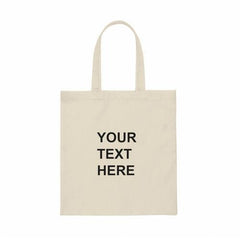 Personalized Canvas Tote Bag, Custom Canvas Tote Bag, With Your Own - VirtuousWares:Global