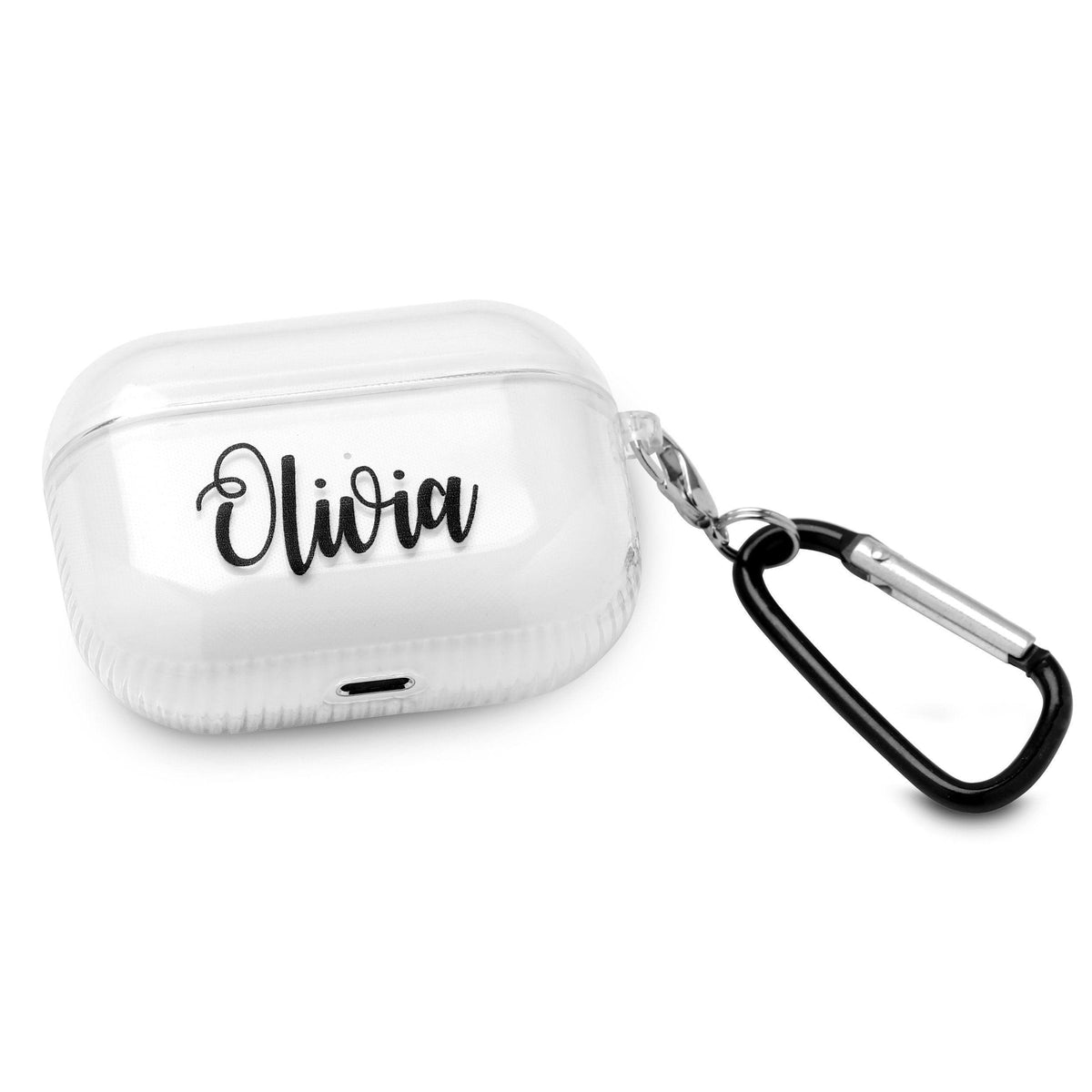Personalized Clear Case with Name for Airpods Pro Charging Case - VirtuousWares:Global