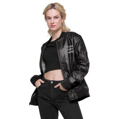 Personalized Embroidered Leather Jacket , Custom Leather Jacket, - VirtuousWares:Global