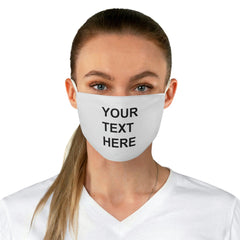 Personalized Face Mask, Custom Face Mask, With Your Own Text or - VirtuousWares:Global