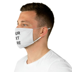 Personalized Face Mask, Custom Face Mask, With Your Own Text or - VirtuousWares:Global