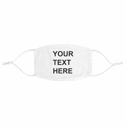 Personalized Face Mask, Custom Face Mask, With Your Own Text or - VirtuousWares:Global