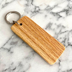 Personalized "Lost Keys" Engraved Wood Keychain - VirtuousWares:Global