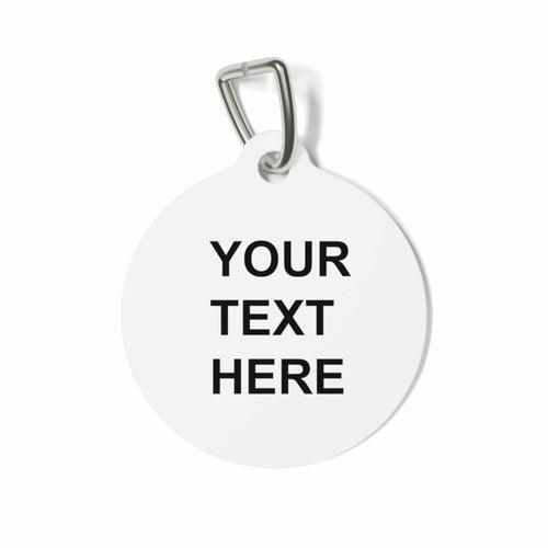 Personalized Pet Tag, Custom Pet Tag, With Your Own Text, Custom Pet - VirtuousWares:Global