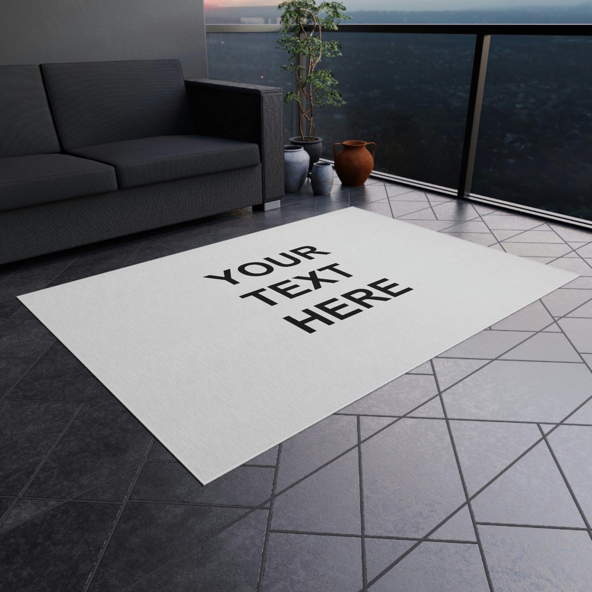 Personalized Rug, Custom Rug, With Your Own Text or Design, Handmade - VirtuousWares:Global