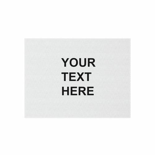 Personalized Rug, Custom Rug, With Your Own Text or Design, Handmade - VirtuousWares:Global