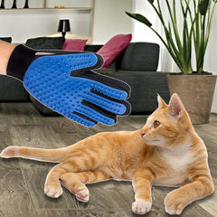 Pet Grooming Gloves Dog Brush Mitts Deshedding Hair Removal Massage - VirtuousWares:Global