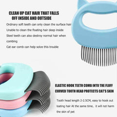 Pet Grooming Massage Tool To Remove Loose Hairs Pet Massage Brush - VirtuousWares:Global