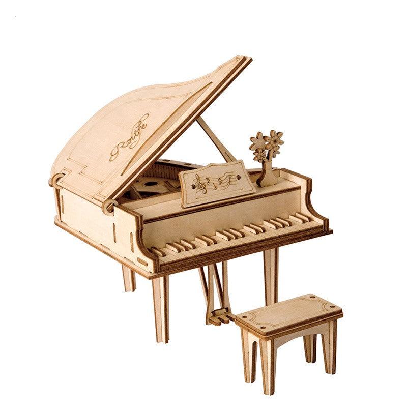 Piano Toys 3D Wooden Puzzle for Children - VirtuousWares:Global