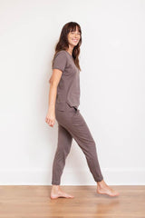 PIMA SHORT SLEEVE JOGGER SET - VirtuousWares:Global