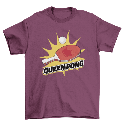 Ping pong queen t-shirt - VirtuousWares:Global