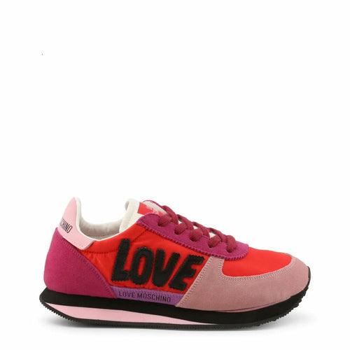 Pink Red Suede Sneakers Shoes For Men - VirtuousWares:Global