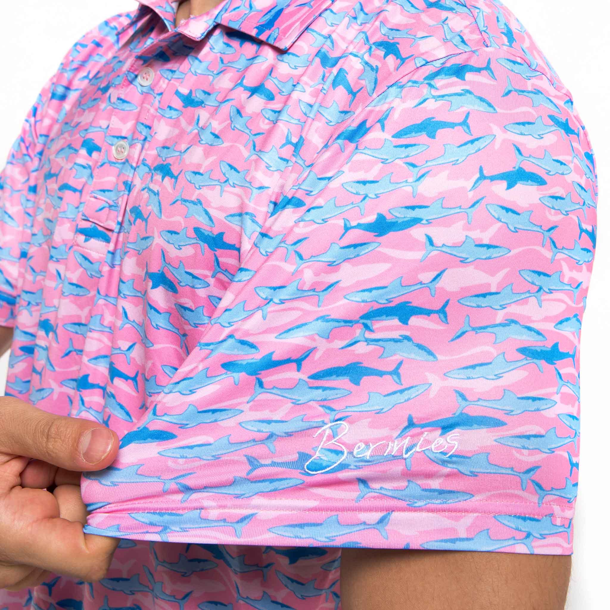 Pink Shark - Golf Polo - VirtuousWares:Global