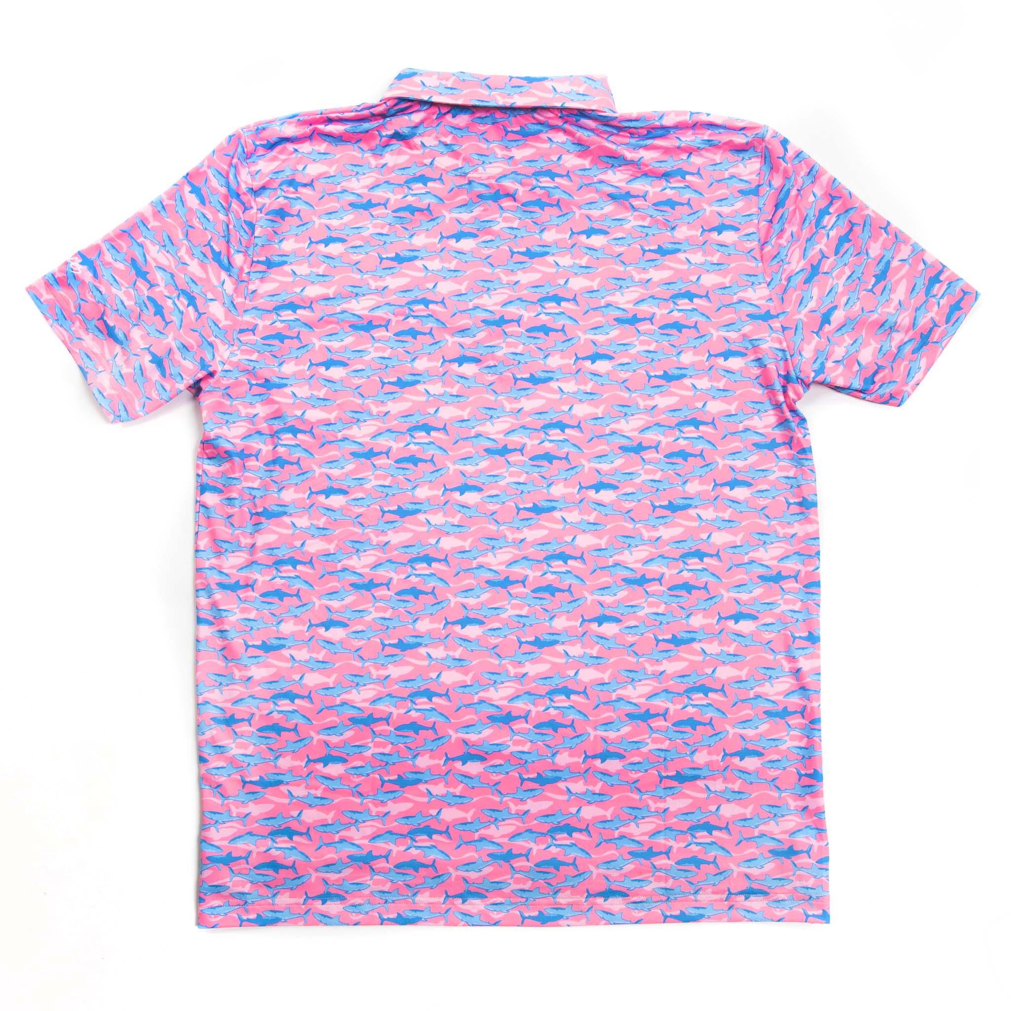 Pink Shark - Golf Polo - VirtuousWares:Global