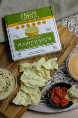 Plain Mung Bean Sada Papadum Lentil Crisp - VirtuousWares:Global