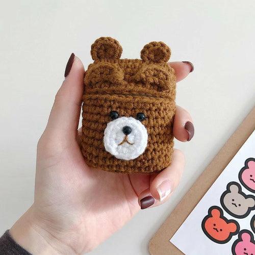 Plush Brown Bear Bluetooth Headset Case - VirtuousWares:Global