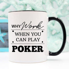 Poker Mug, Professional Poker Player Gifts, Poker - VirtuousWares:Global