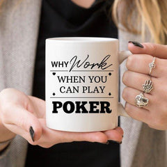 Poker Mug, Professional Poker Player Gifts, Poker - VirtuousWares:Global
