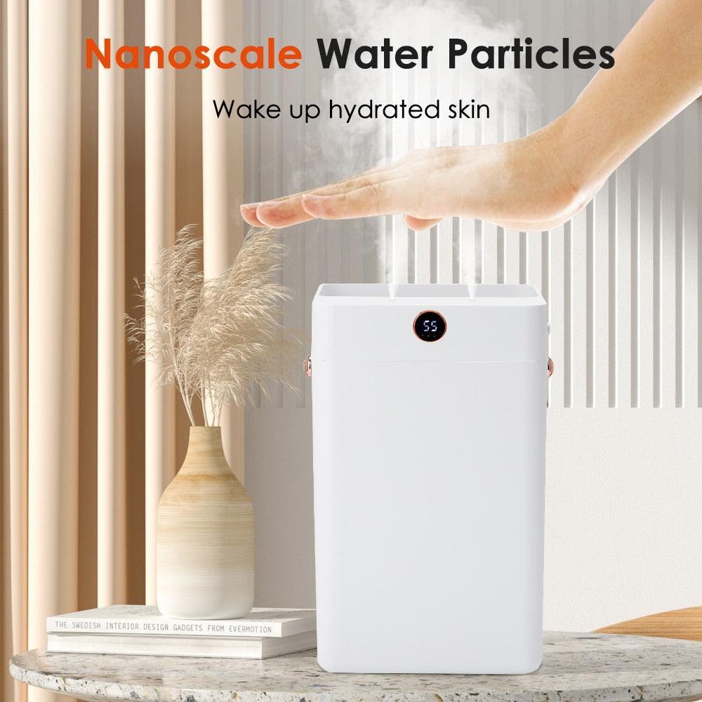 Portable 3000ml Air Humidifier For Home Nano Mister - VirtuousWares:Global