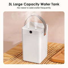 Portable 3000ml Air Humidifier For Home Nano Mister - VirtuousWares:Global