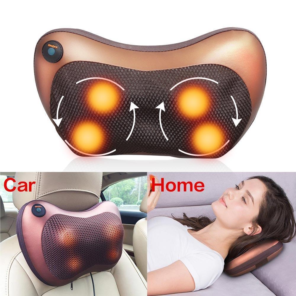 Portable 4 heads Massage Pillow - VirtuousWares:Global